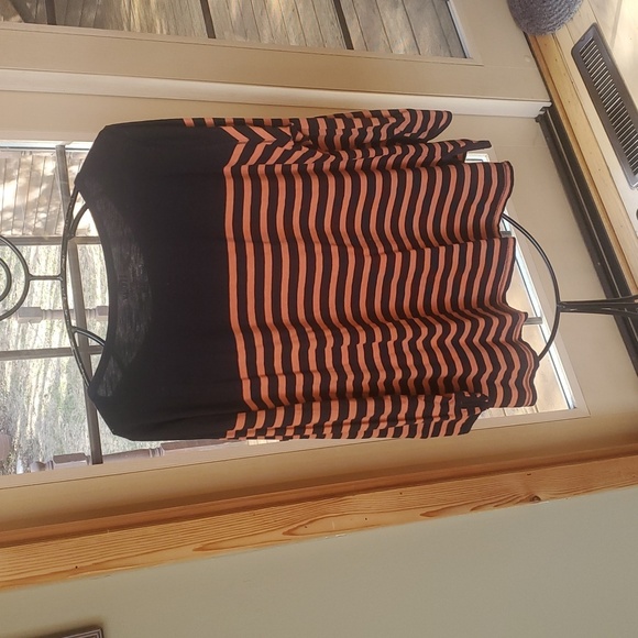 Hatley Breton Navy and Orange Striped Long Sleeve Sz. XL Top - Picture 4 of 11